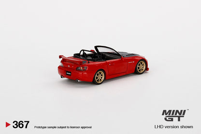 Mini GT Honda S2000 (AP2) Mugen New Formula Red MGT00367 1/64 Die Cast