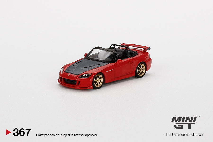 Mini GT Honda S2000 (AP2) Mugen New Formula Red MGT00367 1/64 Die Cast