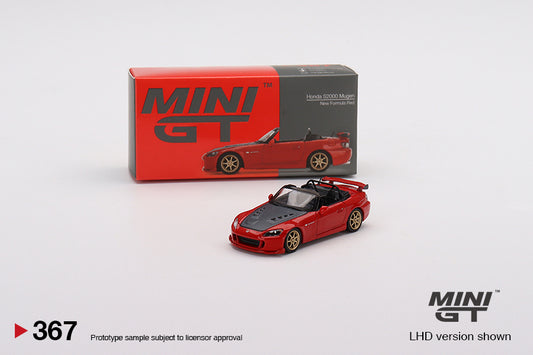 Mini GT Honda S2000 (AP2) Mugen New Formula Red MGT00367 1/64 Die Cast