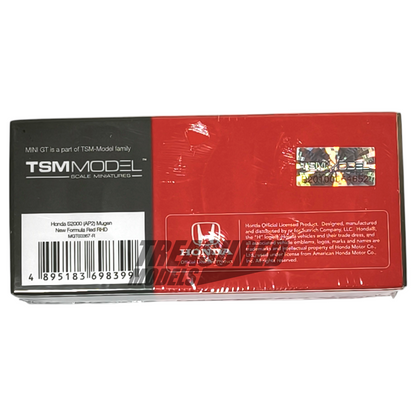 Mini GT Honda S2000 (AP2) Mugen New Formula Red MGT00367 1/64 Die Cast