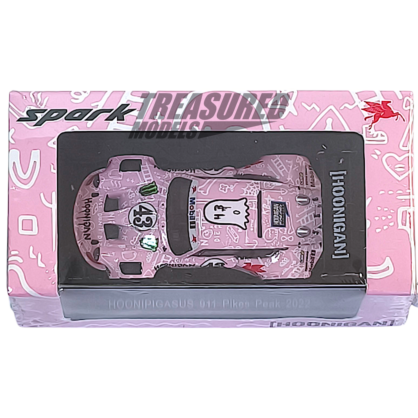 Spark Hoonipigasus 911 #43 Pikes Peak Hoonigan 2022 1/64 Diecast