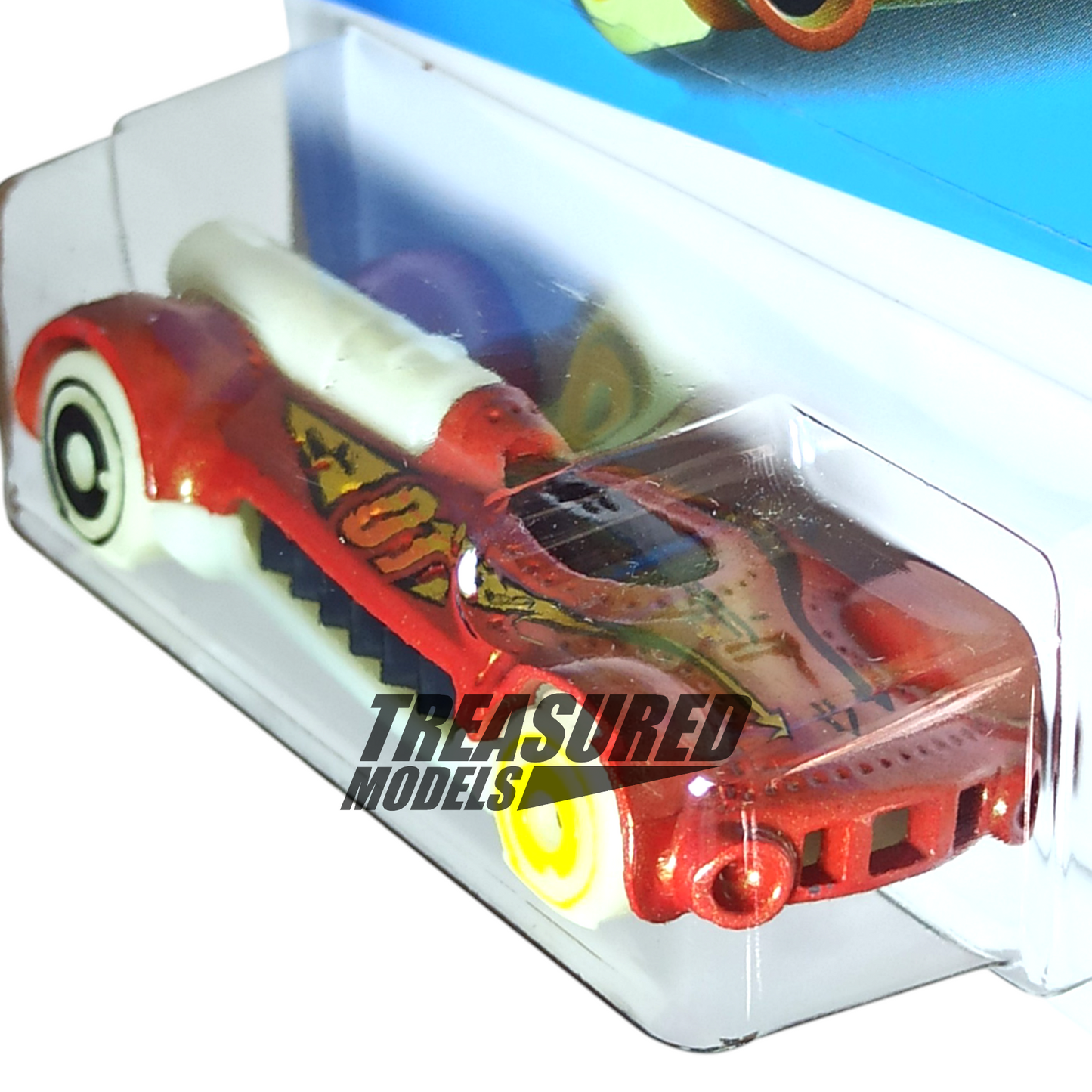 Hot Wheels Retro-Active Metalflake Orange 2024 Main Line Quarter Mile Heroes 1/64 Die Cast
