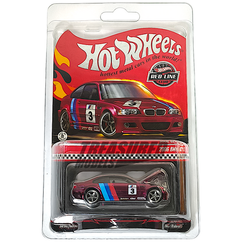 Hot Wheels BMW 2006 M3 Spectraflame Red 2025 Premium RLC 1/64 Die Cast