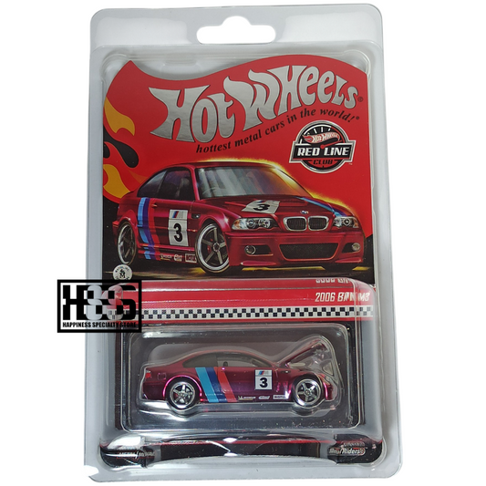 Hot Wheels BMW 2006 M3 Spectraflame Red 2025 RLC 1/64 Die Cast