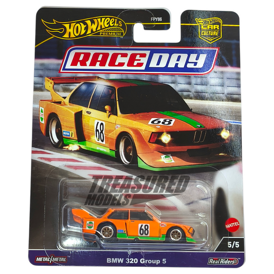 Hot Wheels BMW 320 Group 5 Orange 2024 Premium Car Culture Race Day 1/64 Die Cast