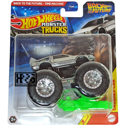 Hot Wheels Back to the Future DMC DeLorean Silver 2025 Monster Trucks 1/64 Die Cast