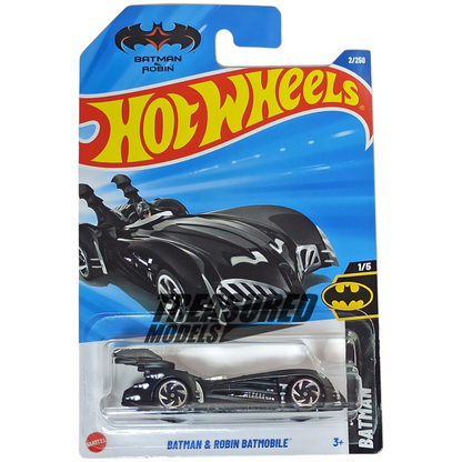 Hot Wheels Batman & Robin Batmobile Black 2025 Main Line Batman 1/64 Die Cast