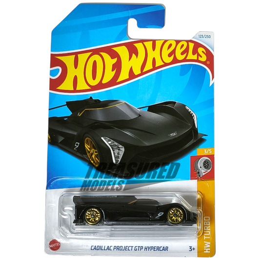 Hot Wheels Cadillac Project GTP Hypercar Satin Black 2024 HW Turbo