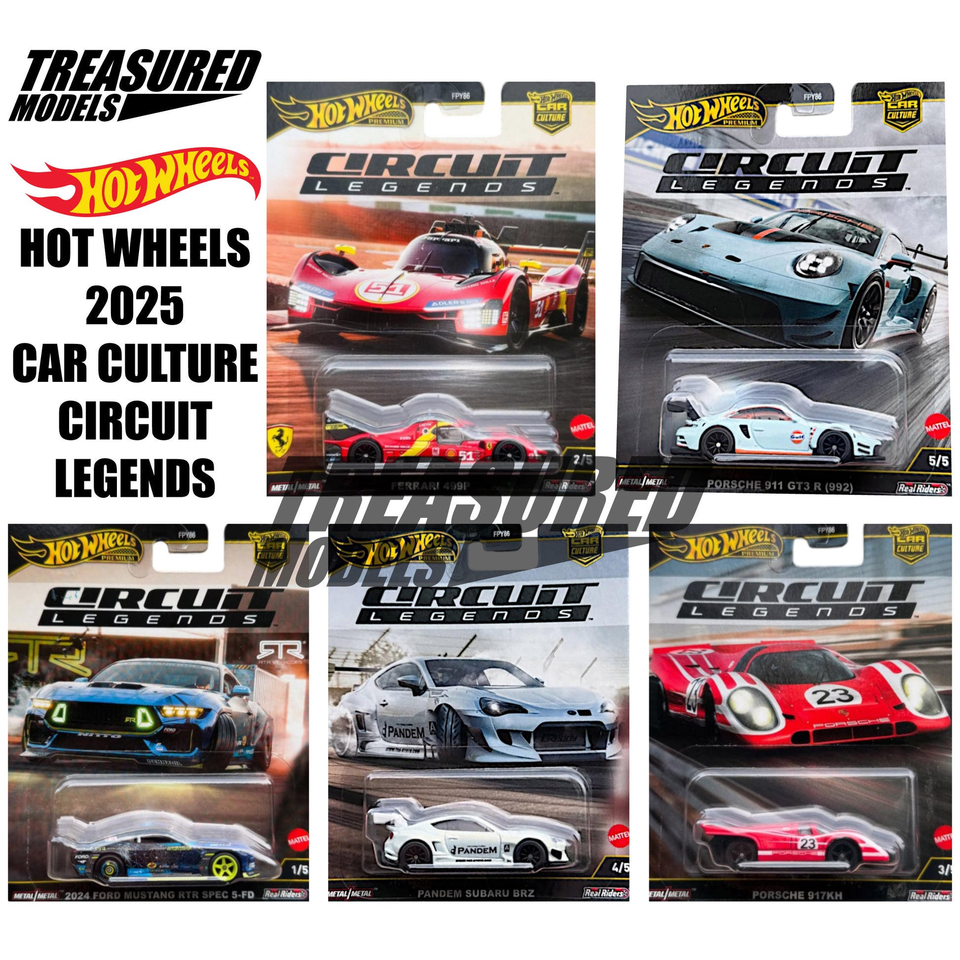 Hot Wheels Car Culture Circuit Legends 2025 Premium 1/64 Die Cast