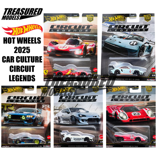 Hot Wheels Car Culture Circuit Legends 2025 Premium 1/64 Die Cast