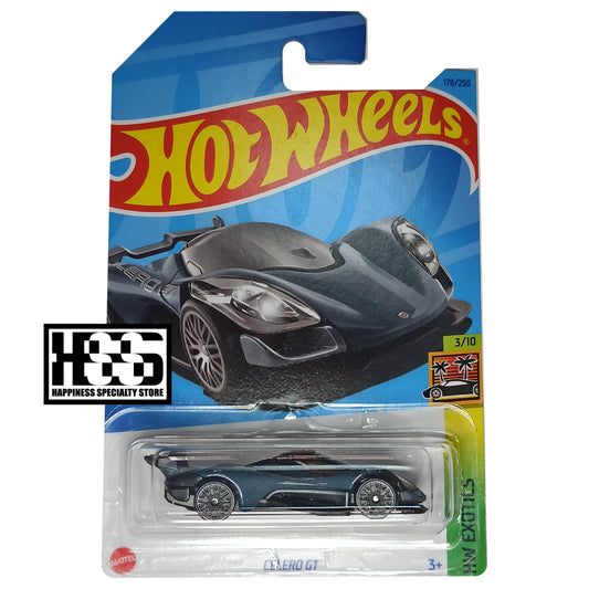 Hot Wheels Celero GT Gunmetal Gunmetal Gray 2023 HW Exotics&nbsp;1/64 Diecast