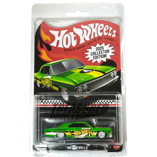 Hot Wheels Chevrolet 66 Chevelle Spectraflame Green 2025 Premium Collector Edition 1/64 Die Cast