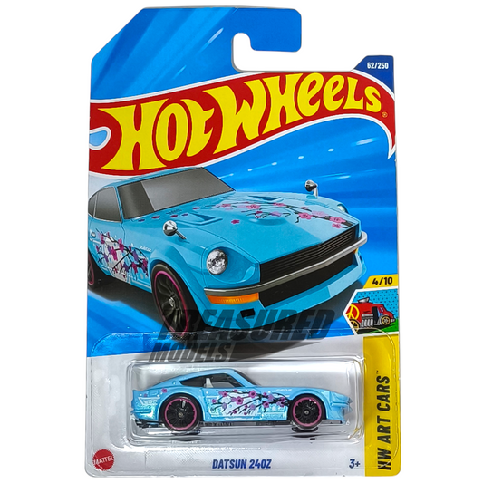 Hot Wheels Datsun 240Z Pearl Light Blue 2025 Main Line HW Art Cars 1/64 Die Cast