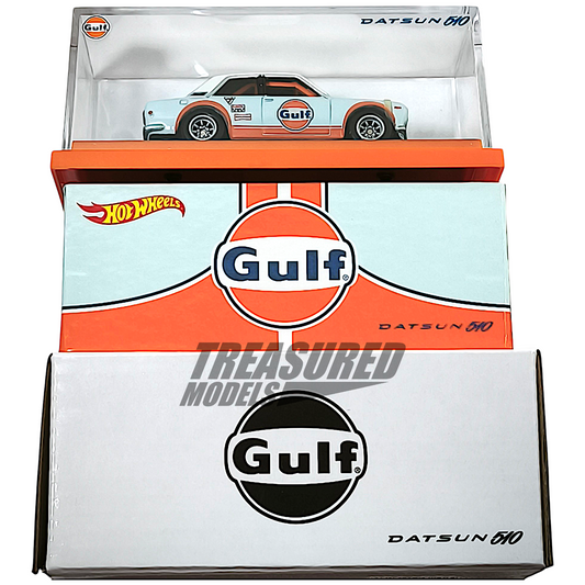 Hot Wheels Datsun 510 Gulf Powder Blue 2022 RLC Exclusive 1/64 Diecast