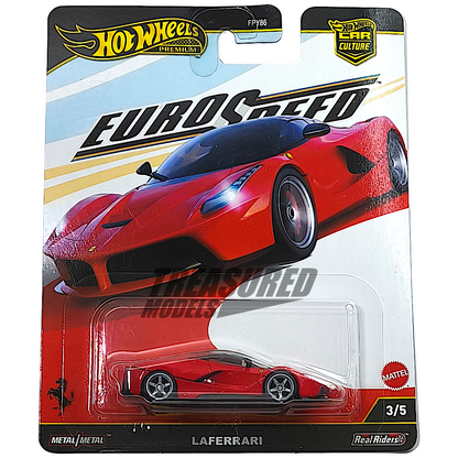 Hot Wheels Ferrari LaFerrari Rosso Corsa 2025 Premium Car Culture Euro Speed 1/64 Diecast