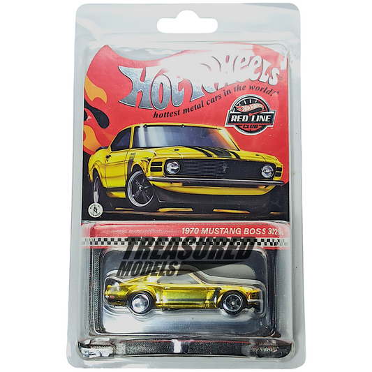 Hot Wheels Ford 70 Mustang Boss 302 Spectraflame Bright Yellow 2024 RLC 1/64 Diecast