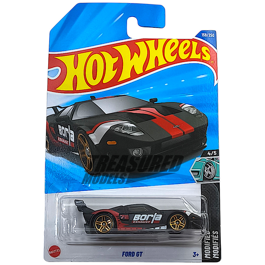 Hot Wheels Ford GT Matte Black 2025 Main Line HW Modified 1/64 Diecast