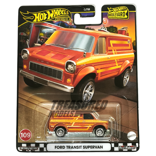 Hot Wheels Ford Transit Supervan 2024 Premium Boulevard 1/64 Die Cast