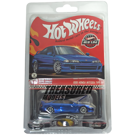 Hot Wheels Honda 1995 Integra Type R Spectraflame Otto Blue 2025 Premium RLC 1/64 Die Cast
