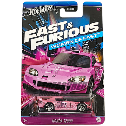 Hot Wheels Honda S2000 Pink 2024 Silver Series Fast & Furious Women of Fast 1/64 Diecast