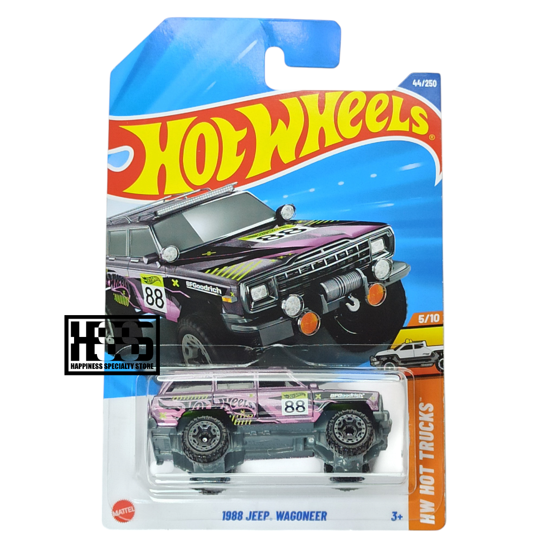 Hot Wheels Jeep 1988 Wagoneer Metalflake Lilac 2025 HW Hot Trucks 1/64 Die Cast
