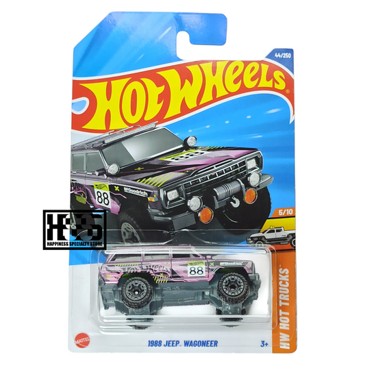 Hot Wheels Jeep 1988 Wagoneer Metalflake Lilac 2025 HW Hot Trucks 1/64 Die Cast