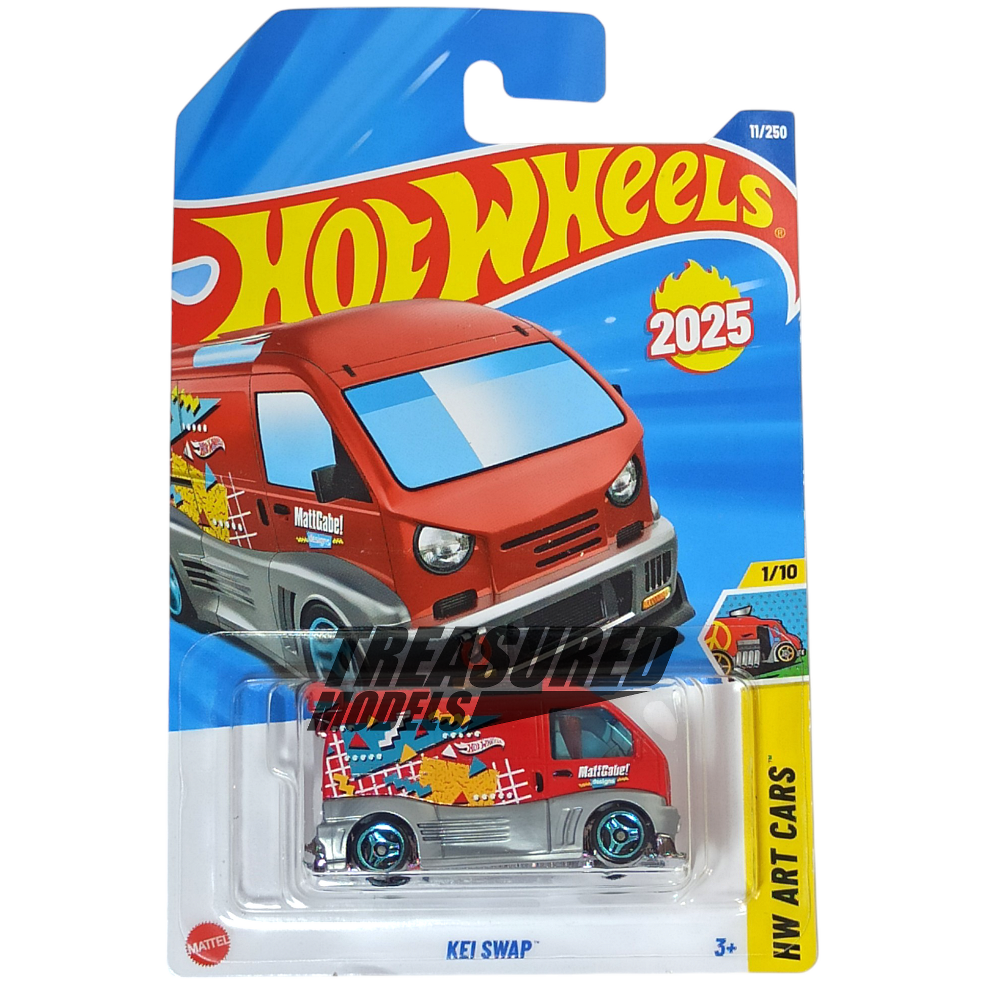 Hot Wheels Kei Swap Red 2025 Main Line HW Art Cars 1/64 Die Cast