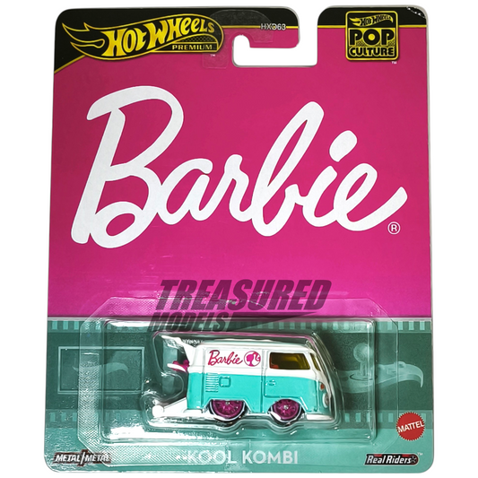 Hot Wheels Kool Kombi White 2024 Premium Pop Culture Barbie 1/64 Die Cast