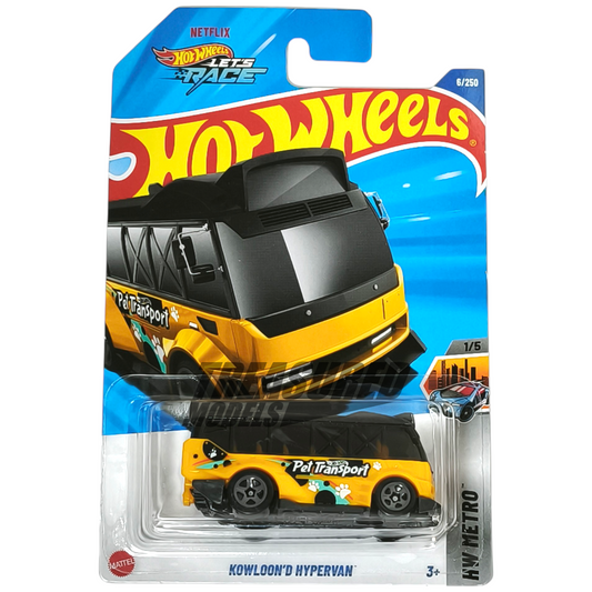 Hot Wheels Kowloon'd Hypervan Metalflake Black 2025 Main Line HW Metro 1/64 Die Cast