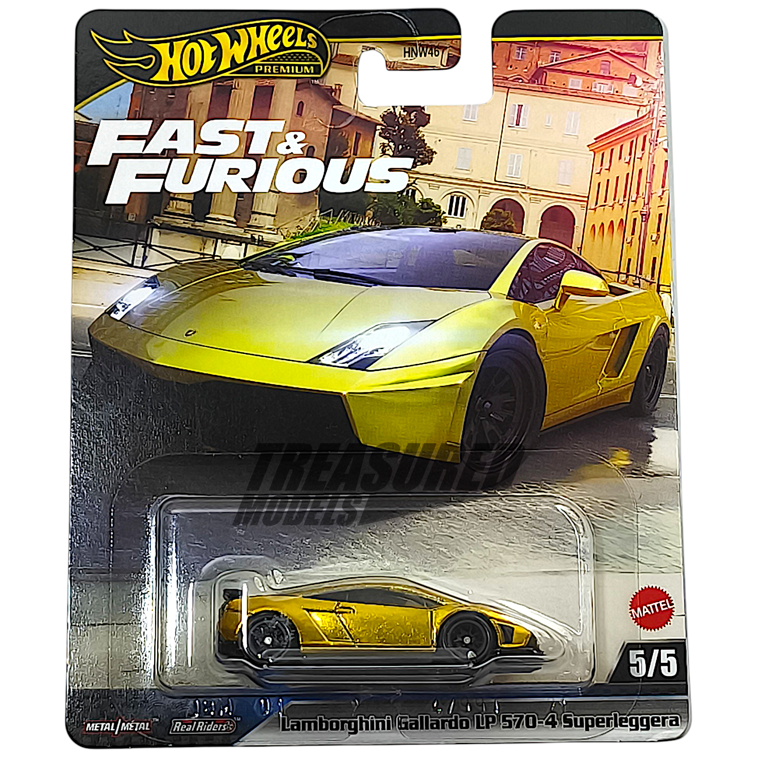 Hot Wheels Lamborghini Gallardo LP 570-4 Superleggera Polished Gold 2025 Premium Fast & Furious 1/64 Diecast