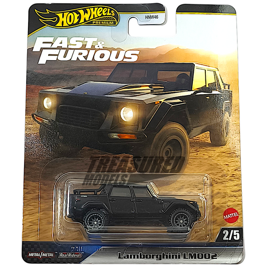 Hot Wheels Lamborghini LM002 Black 2025 Premium Fast & Furious 1/64 Diecast