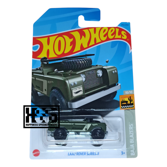 Hot Wheels Land Rover Series II Artichoke Green 2023 Baja Blazers 1/64 Diecast