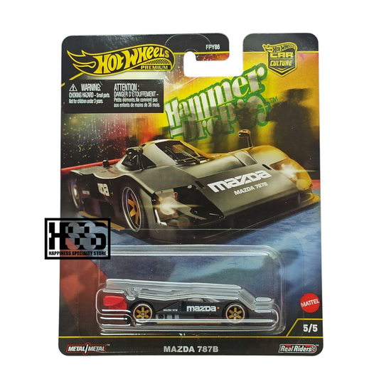 Hot Wheels Mazda 787B Matte Black 2025 Premium Car Culture Hammer Drop 1/64 Die Cast