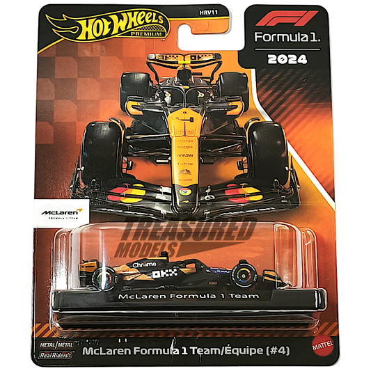 Hot Wheels McLaren Formula 1 Team #4 Lando Norris 2025 Premium 1/64 Diecast