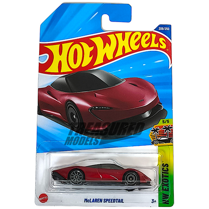 Hot Wheels McLaren Speedtail Volcano Red 2025 Main Line HW Exotics 1/64 Diecast