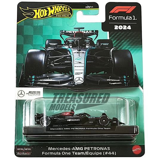 Hot Wheels Mercedes-AMG Petronas Formula One Team #44 Lewis Hamilton 2025 Premium 1/64 Diecast
