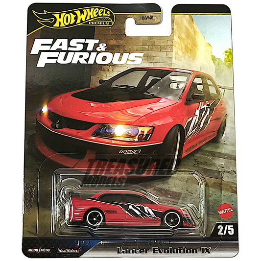 Hot Wheels Mitsubishi Lancer Evolution IX Red 2025 Premium Fast & Furious 1/64 Diecast