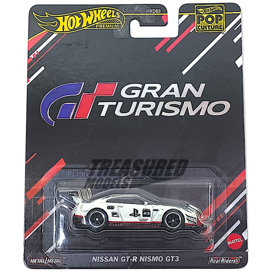 Hot Wheels Nissan GT-R NISMO GT3 White 2024 Premium Pop Culture Gran Turismo 1/64 Diecast