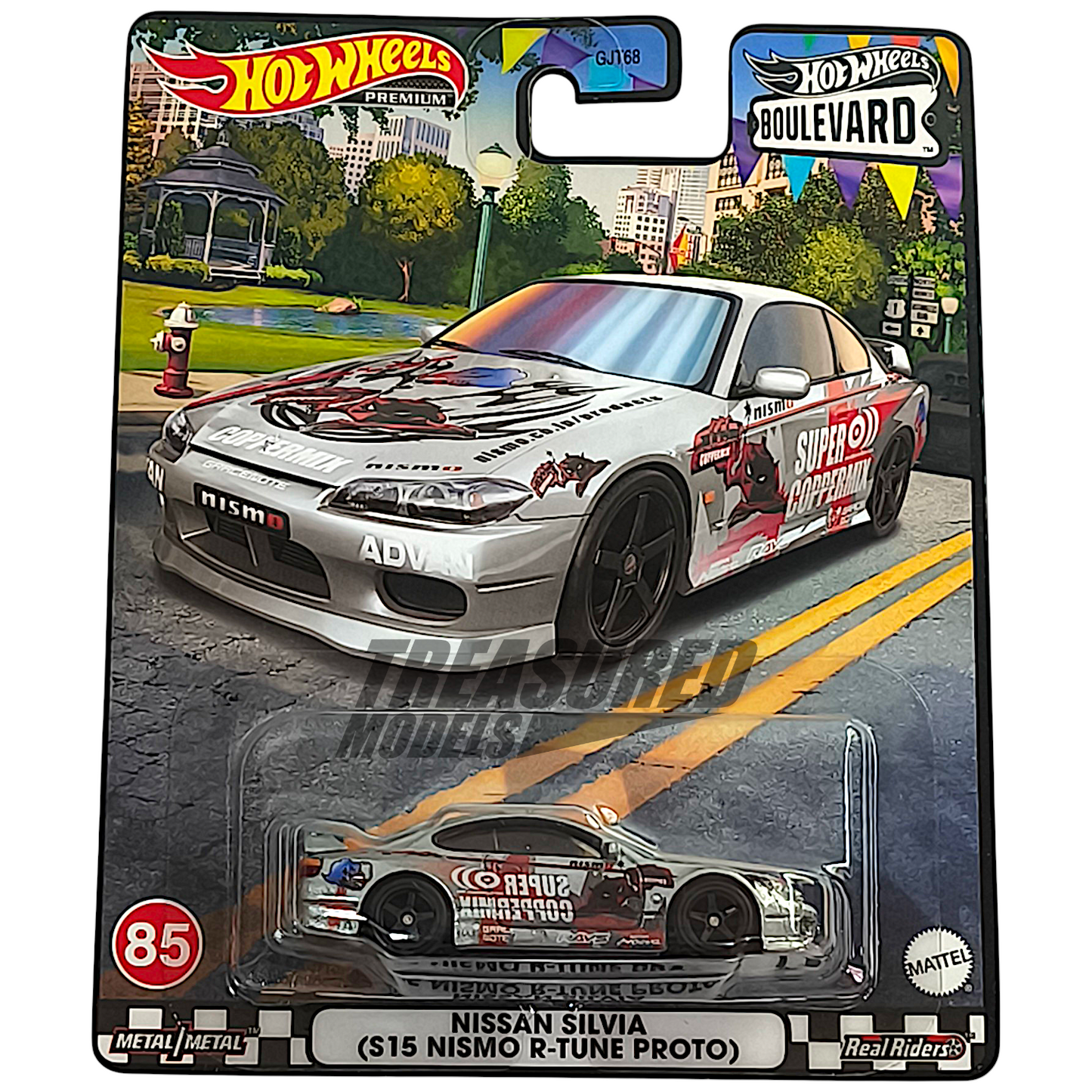 Hot Wheels Nissan Silvia S15 Nismo R-Tunes Proto Silver 2023 Premium Boulevard 1/64 Diecast