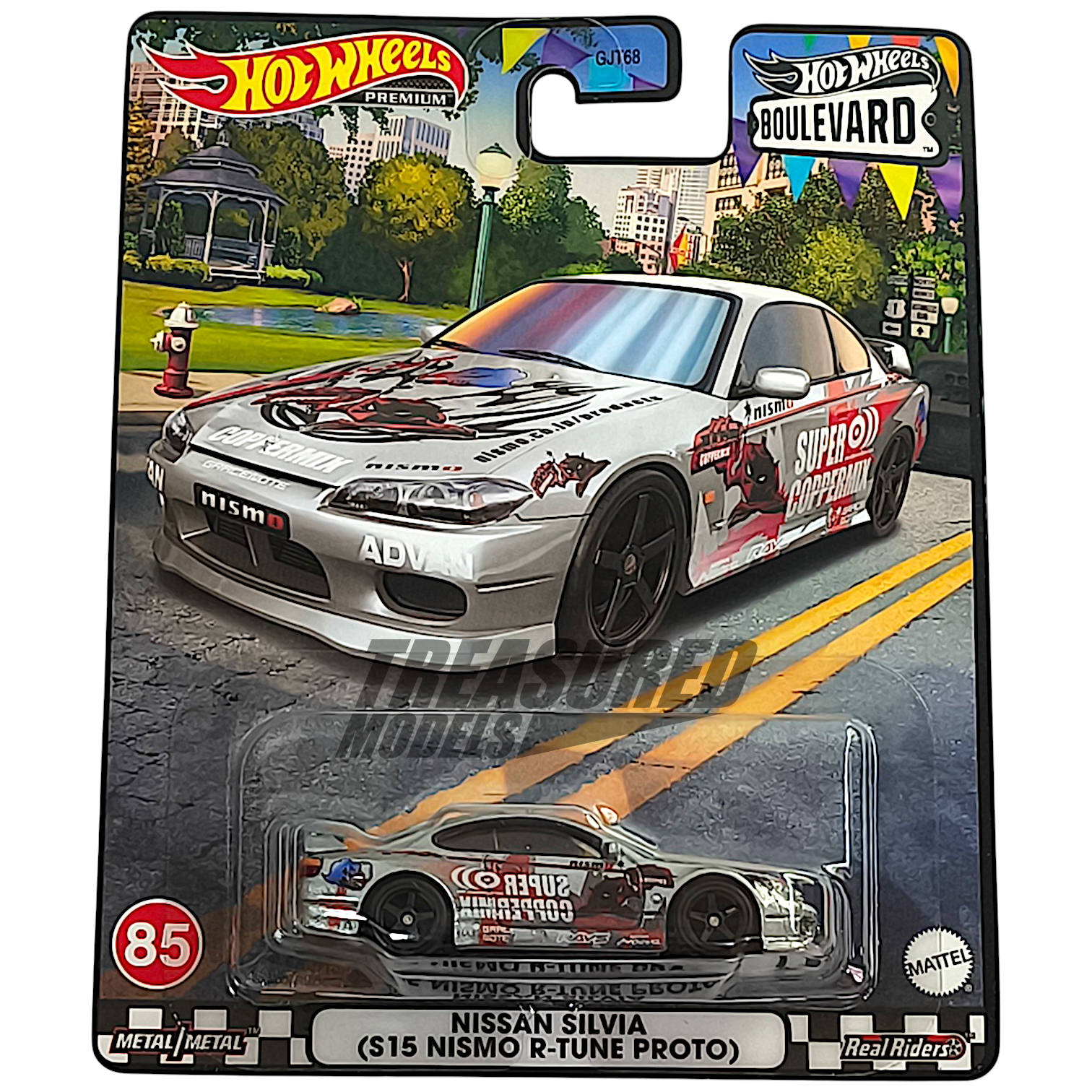 Hot Wheels Nissan Silvia S15 Nismo R-Tunes Proto Silver 2023 Premium Boulevard 1/64 Diecast