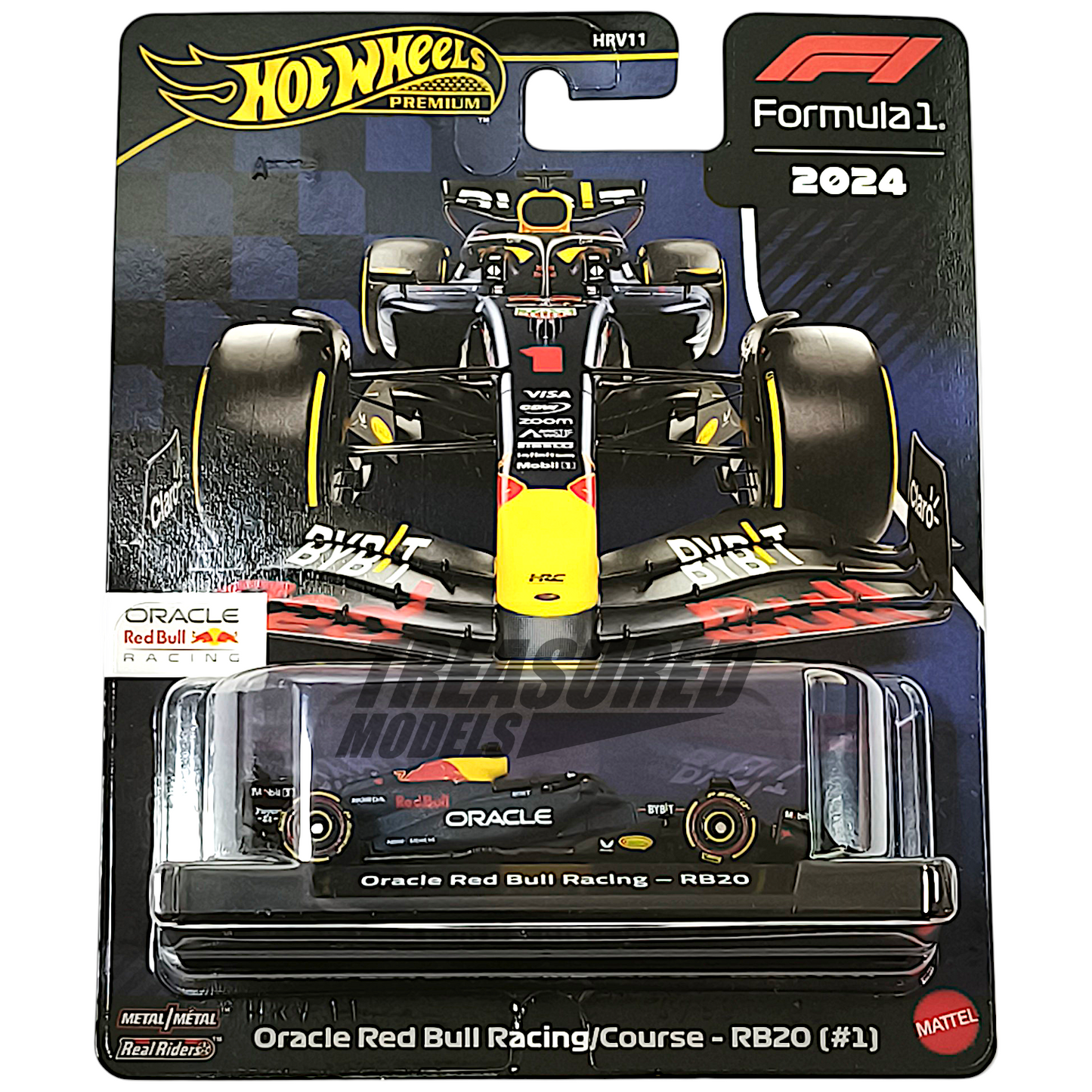 Hot Wheels Oracle Red Bull Racing RB20 #1 Max Verstappen 2025 Premium 1/64 Diecast