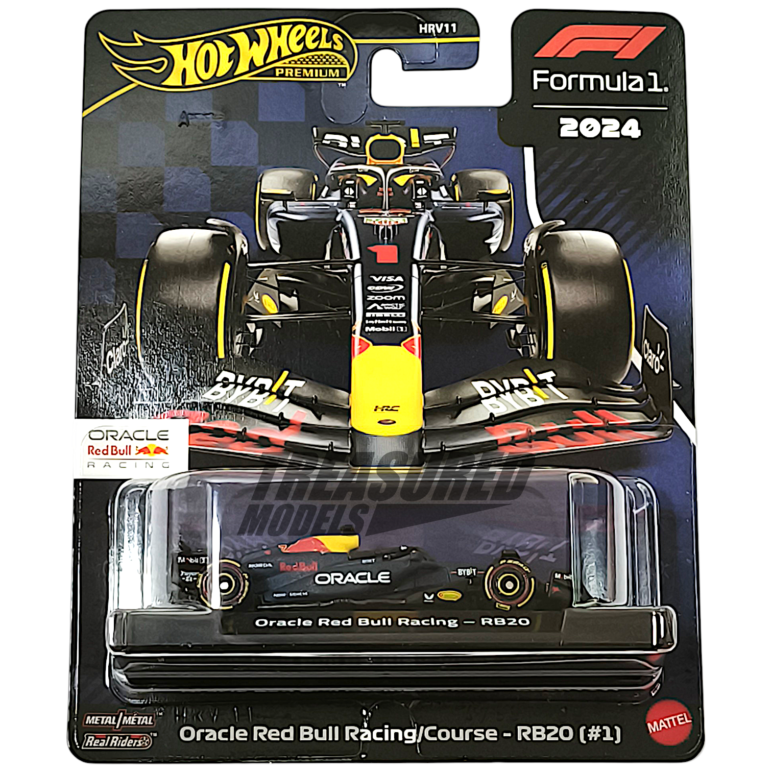 Hot Wheels Oracle Red Bull Racing RB20 #1 Max Verstappen 2025 Premium 1/64 Diecast