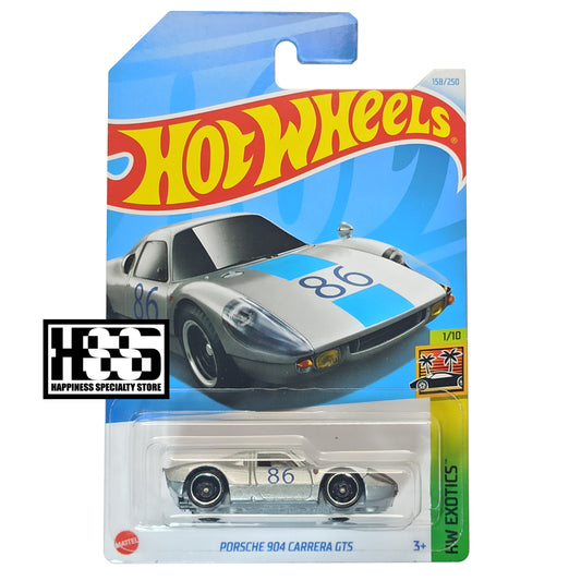 Hot Wheels Porsche 904 Carrera GTS Gray 2024 HW Exotics 1/64 Diecast