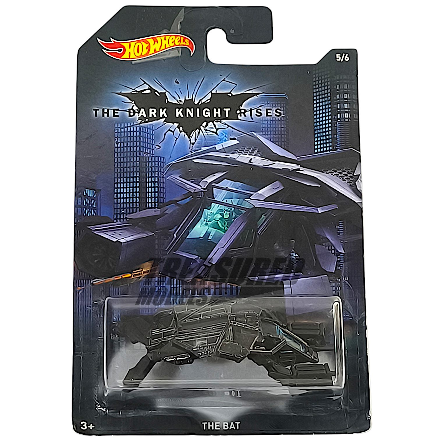 Hot Wheels The Bat Metalflake Black 2015 Main Line Batman 1/64 Diecast