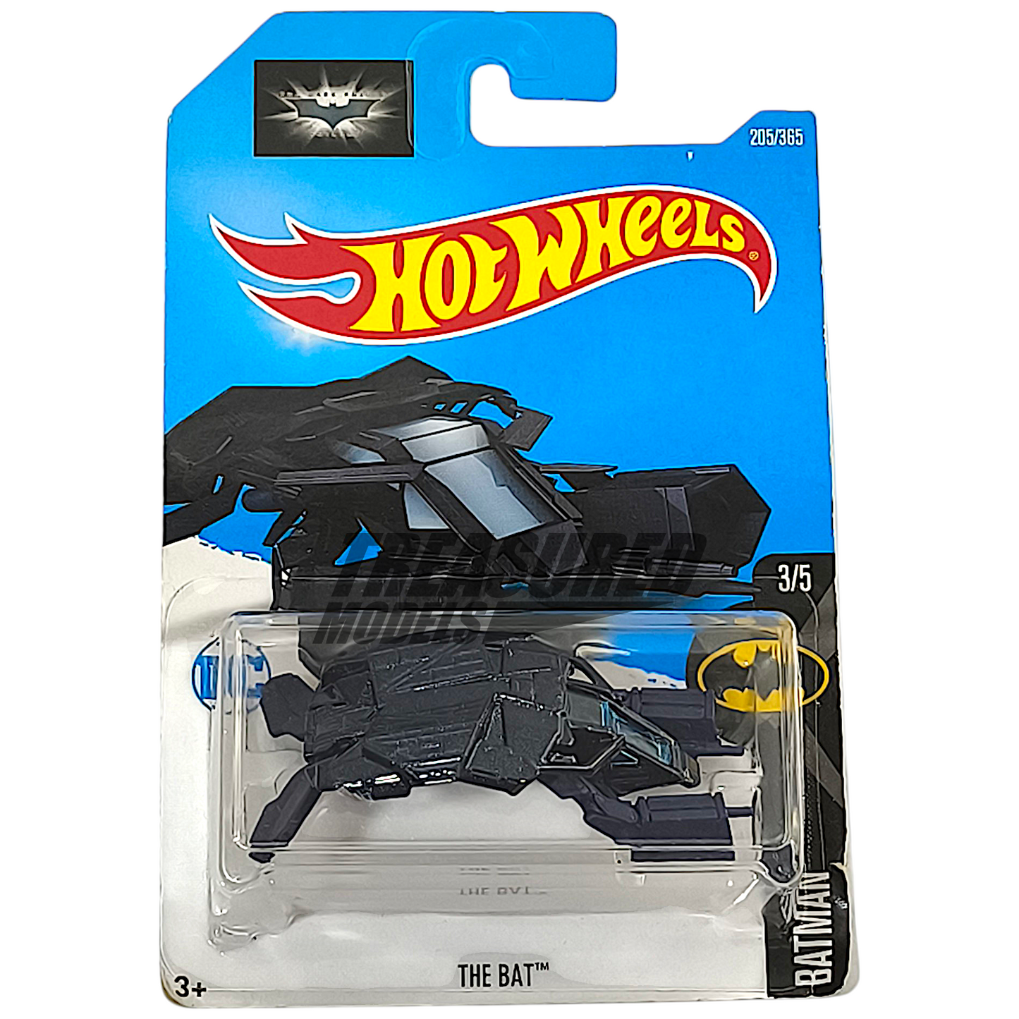 Hot Wheels The Bat Metalflake Dark Blue 2017 Main Line Batman 1/64 Diecast