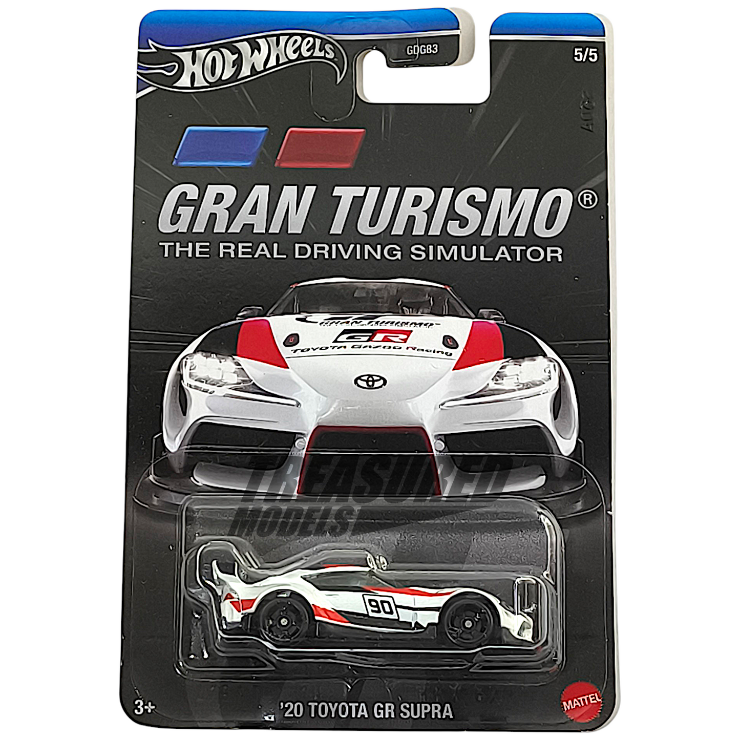 Hot Wheels Toyota 20 GR Supra 2024 Silver Series Gran Turismo 1/64 Diecast