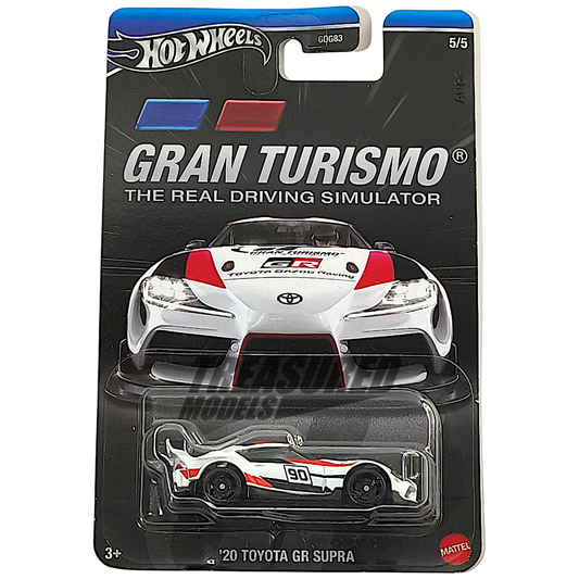 Hot Wheels Toyota 20 GR Supra 2024 Silver Series Gran Turismo 1/64 Diecast
