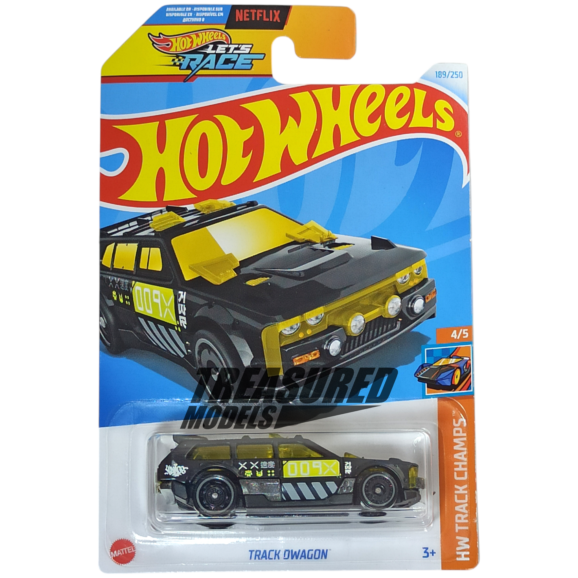 Hot Wheels Track Dwagon Black 2024 Main Line HW Track Champs 1/64 Die Cast