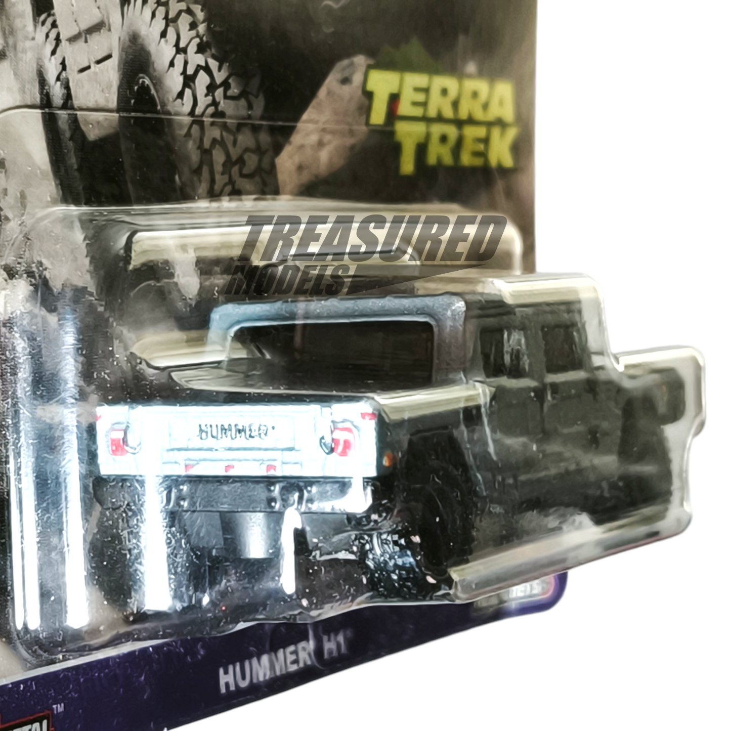 Hot Wheels Hummer H1 Brushed Silver 2024 Premium Car Culture Terra Trek 1/64 Die Cast