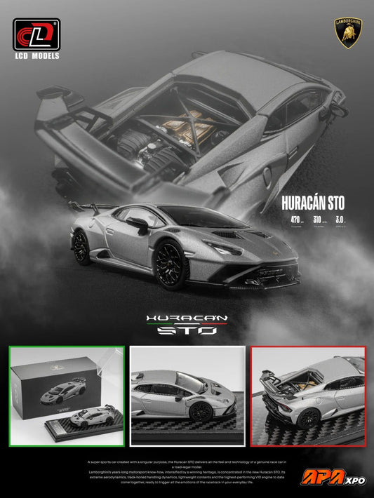 [APAxpo] LCD MODELS Huracan STO Gray APAxpo 2026 1/64 Diecast